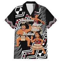Aotearoa Kapa Haka Hawaiian Shirt 2025 Festival - Traditional Maori Dance LT14 Black - Polynesian Pride