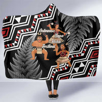 Aotearoa Kapa Haka Hooded Blanket 2025 Festival - Traditional Maori Dance LT14 One Size Black - Polynesian Pride
