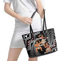 Aotearoa Kapa Haka Leather Tote Bag 2025 Festival - Traditional Maori Dance