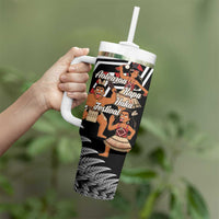 Aotearoa Kapa Haka Tumbler With Handle 2025 Festival - Traditional Maori Dance LT14 - Polynesian Pride