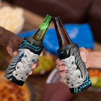 Aotearoa Taniko Paua Shell With Hei Tiki 4 in 1 Can Cooler Tumbler LT14 - Polynesian Pride