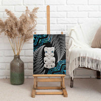 Aotearoa Taniko Paua Shell With Hei Tiki Canvas Wall Art LT14 - Polynesian Pride