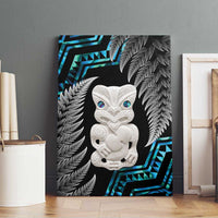 Aotearoa Taniko Paua Shell With Hei Tiki Canvas Wall Art LT14 - Polynesian Pride