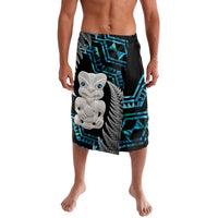 Aotearoa Taniko Paua Shell With Hei Tiki Lavalava LT14 Black - Polynesian Pride