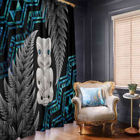 Aotearoa Taniko Paua Shell With Hei Tiki Window Curtain LT14 - Polynesian Pride