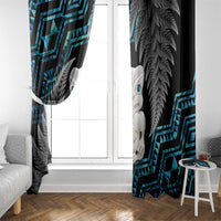 Aotearoa Taniko Paua Shell With Hei Tiki Window Curtain LT14 - Polynesian Pride