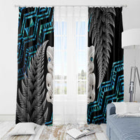 Aotearoa Taniko Paua Shell With Hei Tiki Window Curtain LT14 - Polynesian Pride