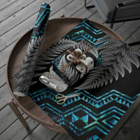 Aotearoa Taniko Paua Shell With Hei Tiki Wrapping Paper LT14 - Polynesian Pride