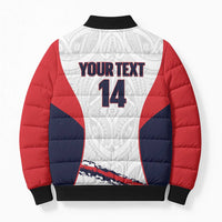 AS Venus Tahiti Football Custom Bomber Puffer Jacket Go Champions Polynesian Pattern LT14 - Polynesian Pride
