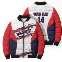 AS Venus Tahiti Football Custom Bomber Puffer Jacket Go Champions Polynesian Pattern LT14 - Polynesian Pride