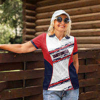 AS Venus Tahiti Football Custom Women Polo Shirt Go Champions Polynesian Pattern LT14 - Polynesian Pride