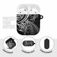 New Zealand Lizard AirPods Case Silver Fern Aotearoa Maori LT14 - Polynesian Pride