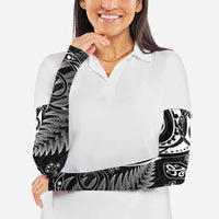 New Zealand Lizard Arm Sleeves Silver Fern Aotearoa Maori LT14 - Polynesian Pride