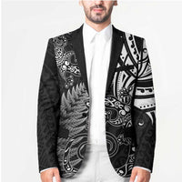 New Zealand Lizard Blazer Silver Fern Aotearoa Maori - Polynesian Pride