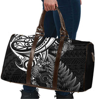 New Zealand Lizard Travel Bag Silver Fern Aotearoa Maori - Polynesian Pride