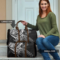 New Zealand Lizard Travel Bag Silver Fern Aotearoa Maori - Polynesian Pride