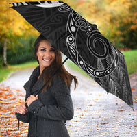 New Zealand Lizard Umbrella Silver Fern Aotearoa Maori - Polynesian Pride