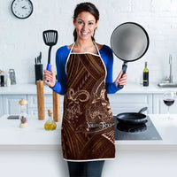 Personalised Polynesia Zodiac Capricorn Apron Galaxy Polynesian Pattern Chest Tattoo Style LT14 - Polynesian Pride