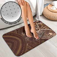 Personalised Polynesia Zodiac Capricorn Bathroom Set Galaxy Polynesian Pattern Chest Tattoo Style LT14 - Polynesian Pride
