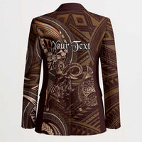 Personalised Polynesia Zodiac Capricorn Blazer Galaxy Polynesian Pattern Chest Tattoo Style LT14 - Polynesian Pride