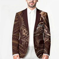 Personalised Polynesia Zodiac Capricorn Blazer Galaxy Polynesian Pattern Chest Tattoo Style LT14 - Polynesian Pride