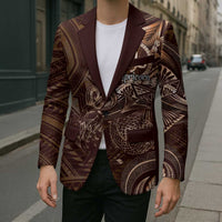 Personalised Polynesia Zodiac Capricorn Blazer Galaxy Polynesian Pattern Chest Tattoo Style LT14 - Polynesian Pride