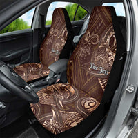 Personalised Polynesia Zodiac Capricorn Car Seat Cover Galaxy Polynesian Pattern Chest Tattoo Style LT14 - Polynesian Pride
