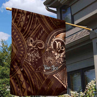 Personalised Polynesia Zodiac Capricorn Garden Flag Galaxy Polynesian Pattern Chest Tattoo Style LT14 - Polynesian Pride