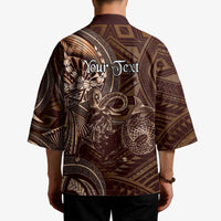 Personalised Polynesia Zodiac Capricorn Kimono Galaxy Polynesian Pattern Chest Tattoo Style