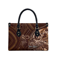 Personalised Polynesia Zodiac Capricorn Leather Bag Galaxy Polynesian Pattern Chest Tattoo Style LT14 - Polynesian Pride