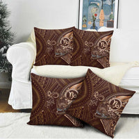 Personalised Polynesia Zodiac Capricorn Pillow Cover Galaxy Polynesian Pattern Chest Tattoo Style LT14 - Polynesian Pride