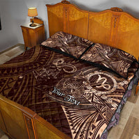 Personalised Polynesia Zodiac Capricorn Quilt Bed Set Galaxy Polynesian Pattern Chest Tattoo Style LT14 - Polynesian Pride