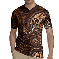Personalised Polynesia Zodiac Capricorn Rugby Jersey Galaxy Polynesian Pattern Chest Tattoo Style LT14 - Polynesian Pride
