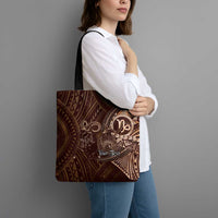 Personalised Polynesia Zodiac Capricorn Tote Bag Galaxy Polynesian Pattern Chest Tattoo Style LT14 - Polynesian Pride