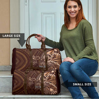 Personalised Polynesia Zodiac Capricorn Travel Bag Galaxy Polynesian Pattern Chest Tattoo Style LT14 - Polynesian Pride