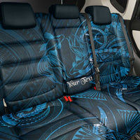 Personalised Polynesia Zodiac Pisces Back Car Seat Cover Galaxy Polynesian Pattern Chest Tattoo Style