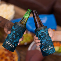 Personalised Polynesia Zodiac Pisces 4 in 1 Can Cooler Tumbler Galaxy Polynesian Pattern Chest Tattoo Style LT14 - Polynesian Pride