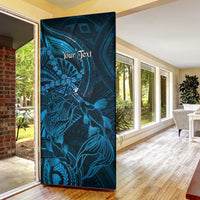 Personalised Polynesia Zodiac Pisces Door Cover Galaxy Polynesian Pattern Chest Tattoo Style LT14 - Polynesian Pride