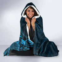 Personalised Polynesia Zodiac Pisces Hooded Blanket Galaxy Polynesian Pattern Chest Tattoo Style LT14 - Polynesian Pride