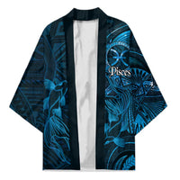Personalised Polynesia Zodiac Pisces Kimono Galaxy Polynesian Pattern Chest Tattoo Style