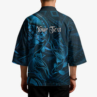 Personalised Polynesia Zodiac Pisces Kimono Galaxy Polynesian Pattern Chest Tattoo Style