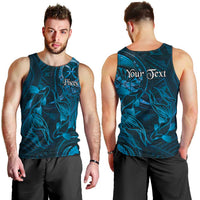 Personalised Polynesia Zodiac Pisces Men Tank Top Galaxy Polynesian Pattern Chest Tattoo Style LT14 - Polynesian Pride