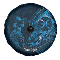 Personalised Polynesia Zodiac Pisces Spare Tire Cover Galaxy Polynesian Pattern Chest Tattoo Style LT14 - Polynesian Pride