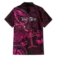 Personalised Polynesia Zodiac Libra Family Matching Puletasi and Hawaiian Shirt Galaxy Polynesian Pattern Chest Tattoo Style LT14 - Polynesian Pride
