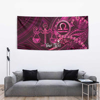 Personalised Polynesia Zodiac Libra Tapestry Galaxy Polynesian Pattern Chest Tattoo Style LT14 - Polynesian Pride