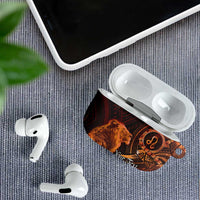Personalised Polynesia Zodiac Leo AirPods Case Galaxy Polynesian Pattern Chest Tattoo Style LT14 - Polynesian Pride