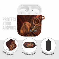 Personalised Polynesia Zodiac Leo AirPods Case Galaxy Polynesian Pattern Chest Tattoo Style LT14 - Polynesian Pride