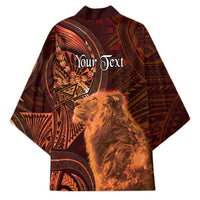 Personalised Polynesia Zodiac Leo Kimono Galaxy Polynesian Pattern Chest Tattoo Style