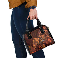 Personalised Polynesia Zodiac Leo Shoulder Handbag Galaxy Polynesian Pattern Chest Tattoo Style LT14 - Polynesian Pride