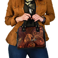 Personalised Polynesia Zodiac Leo Shoulder Handbag Galaxy Polynesian Pattern Chest Tattoo Style LT14 - Polynesian Pride
